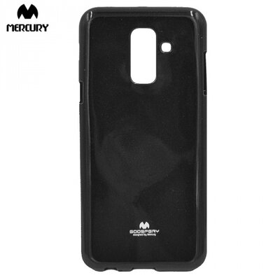 MERCURY Goospery hátlapvédő telefontok gumi / szilikon Fekete [Samsung Galaxy A6+ (2018) SM-A605F]