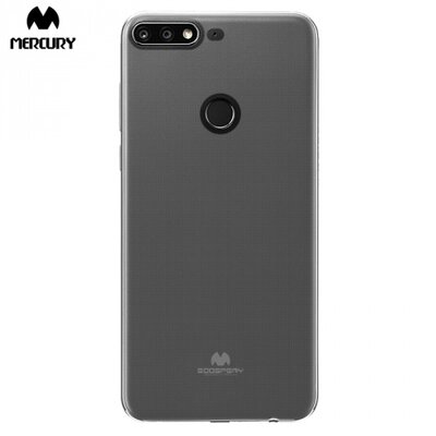 MERCURY Goospery hátlapvédő telefontok gumi / szilikon Átlátszó [Huawei Y7 Prime 2018 (Y7 2018)]