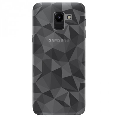 Hátlapvédő telefontok gumi / szilikon (3D, gyémánt minta) Átlátszó [Samsung Galaxy J6 (2018) J600F]