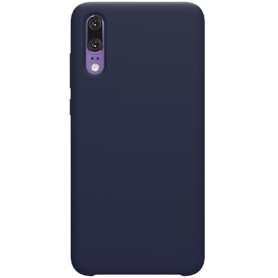 Nillkin Flex Pure hátlapvédő telefontok gumi / szilikon (gumírozott) Kék [Huawei P20]