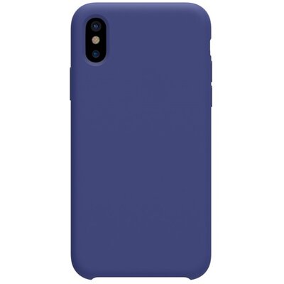 Nillkin Flex Pure hátlapvédő telefontok gumi / szilikon (gumírozott) Kék [Apple iPhone X 5.8]