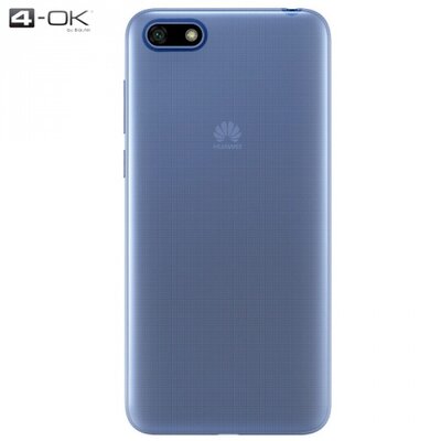 Blautel USLY58 4-OK hátlapvédő telefontok gumi / szilikon (ultravékony) Átlátszó [Huawei Y5 2018 (Y5 Prime 2018)]