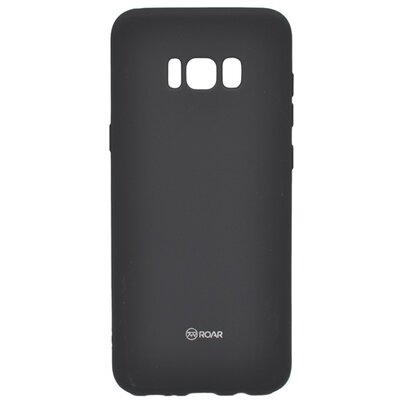 ROAR ALL DAY hátlapvédő telefontok gumi / szilikon (matt) Fekete [Samsung Galaxy S8+ Plus (SM-G955)]