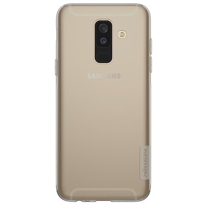 Nillkin Nature hátlapvédő telefontok gumi / szilikon (0.6 mm, ultravékony) Szürke [Samsung Galaxy A6+ (2018) SM-A605F]