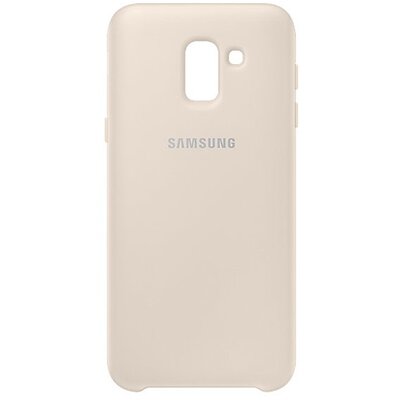 Samsung EF-PJ600CFEGWW Műanyag hátlapvédő telefontok (dupla rétegű, gumírozott) Arany [Samsung Galaxy J6 (2018) J600F]