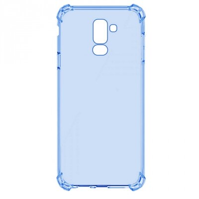 Hátlapvédő telefontok gumi / szilikon (shockproof, légpárnás sarok) Kék [Samsung Galaxy A6+ (2018) SM-A605F]