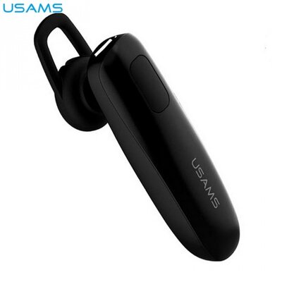 Usams BHULK01 USAMS LK SERIES BLUETOOTH headset (v4.1, multipoint, távkioldó exponáló gomb), fekete