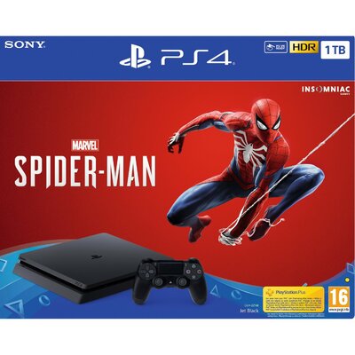 PlayStation 4 SLIM 1TB konzol Spider-Man szoftverrel (PS4)