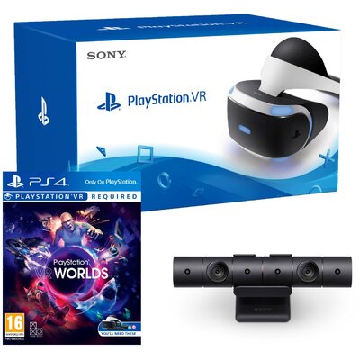 PlayStation VR V2 + Kamera + VR Worlds utalvány (PS4)