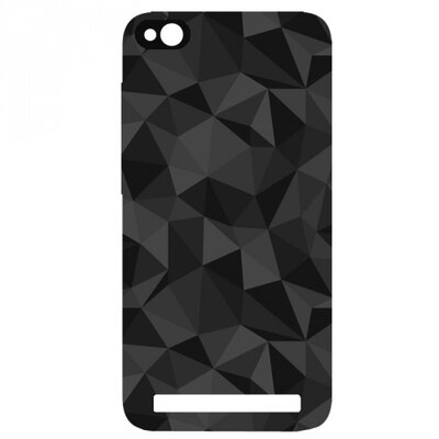 Hátlapvédő telefontok gumi / szilikon (3D, gyémánt minta) Fekete [Xiaomi Redmi 5A]