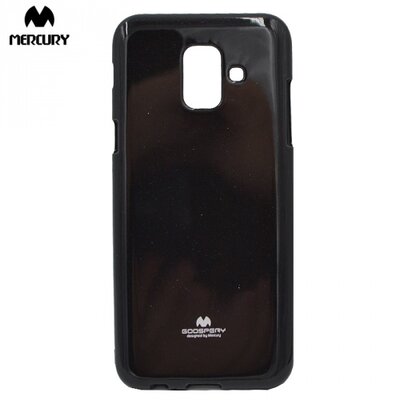 MERCURY Goospery hátlapvédő telefontok gumi / szilikon Fekete [Samsung Galaxy A6 (2018) SM-A600F]