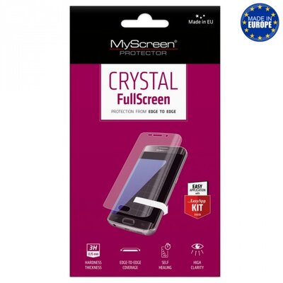 Myscreen Crystal Fullscreen Kijelzővédő fólia (íves, öntapadó PET, nem visszaszedhető, 0.15mm, 3H) ÁTLÁTSZÓ [Samsung Galaxy Note 9 (SM-N960F)]