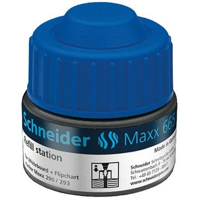 Utántöltő "Maxx 290 és 293" tábla- és flipcharmarkerhez, SCHNEIDER "665", kék