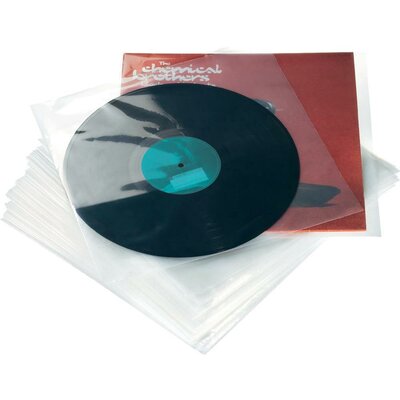 Hanglemez tartó tasak, Vinyl hanglemez védő nylon fólia, 30 cm (12&quot ) hanglemezekhez Glorius 302053