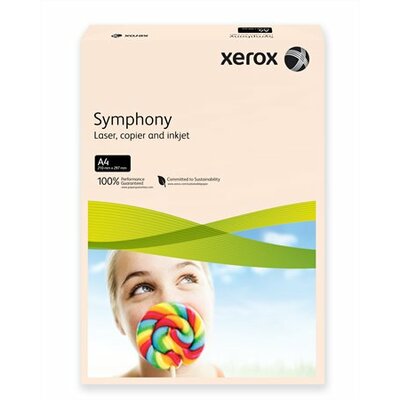 Másolópapír, színes, A4, 80 g, XEROX "Symphony", lazac (pasztell), (500 lap)