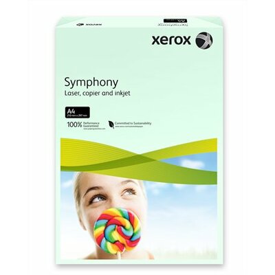 Másolópapír, színes, A4, 80 g, XEROX "Symphony", világoszöld (pasztell), (500 lap)