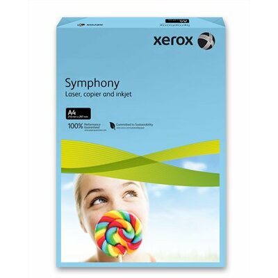 Másolópapír, színes, A4, 80 g, XEROX "Symphony", sötétkék (intenzív), (500 lap)