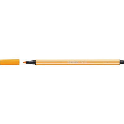 Rostirón, 1 mm, STABILO "Pen 68", neon narancssárga