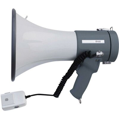 Megafon kézi mikrofonnal, hordpánttal, markolattal max.45W SpeaKa ER-66S