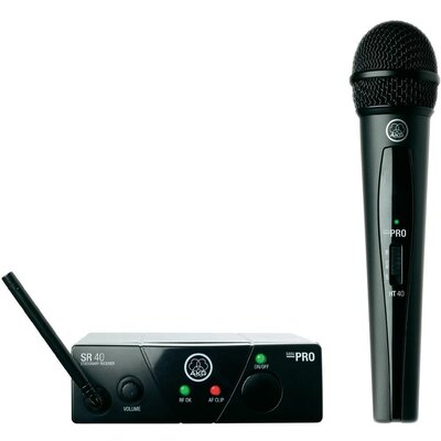 Mini vocal készlet ISM 1, AKG WMS 40 AKG ISM 1, 863 MHz, 65 - 20 000 Hz, 100 m, 30 felett h