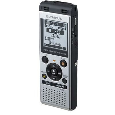 Diktafon, digitális, 4GB, OLYMPUS "WS-852", ezüst