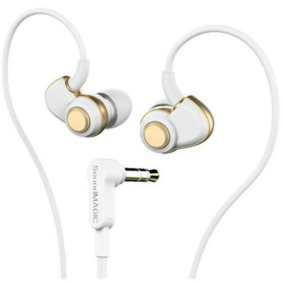Fülhallgató, SOUNDMAGIC "PL30+", fehér-arany