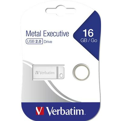 Pendrive, 16GB, USB 2.0, VERBATIM "Exclusive Metal"