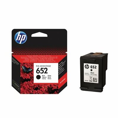 F6V25AE Tintapatron Deskjet Ink Advantage 1115 nyomtatókhoz, HP 652 fekete, 360 oldal