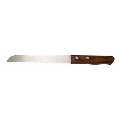 Kenyérvágó kés, fa nyéllel, 17 cm
