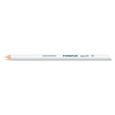Színes ceruza, háromszögletű, STAEDTLER "Ergo Soft", fehér