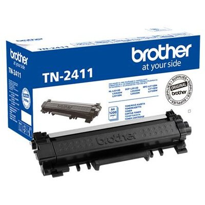 TN2411 Lézertoner MFC-L2712DN, MFCL2712DW, MFCL2732DW nyomtatókhoz, BROTHER, fekete, 1,2k