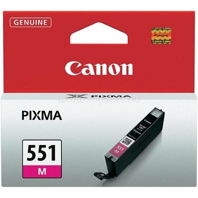 CLI-551M Tintapatron Pixma iP7250, MG5450 nyomtatókhoz, CANON vörös, 7ml