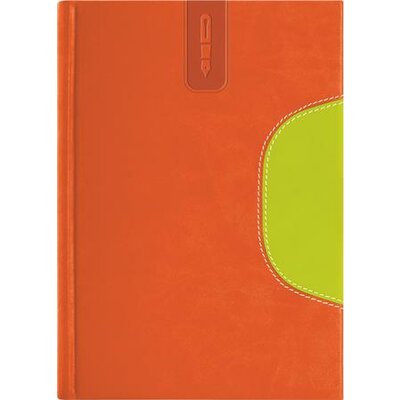 Tárgyalási napló, B5, DAYLINER, "Memphis", narancs-zöld