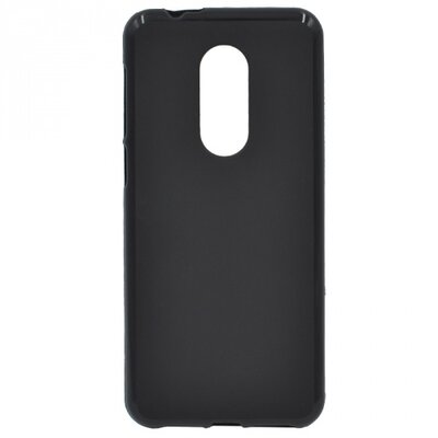 Hátlapvédő telefontok gumi / szilikon (matt, fényes keret) Fekete [Vodafone Smart N9 (VFD720)]
