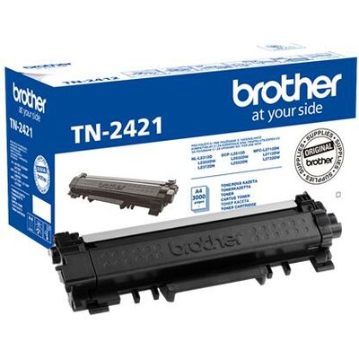 TN2421 Lézertoner MFC-L2712DN, MFCL2712DW, MFCL2732DW nyomtatókhoz, BROTHER, fekete, 3k