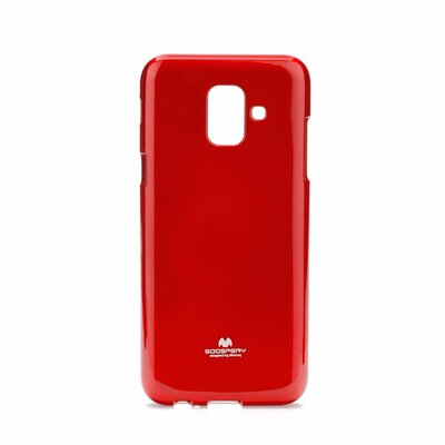 Mercury Jelly Case minőségi szilikon hátlapvédő telefontok - Samsung Galaxy A6, Piros