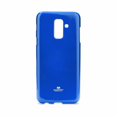 Mercury Jelly Case minőségi szilikon hátlapvédő telefontok - Samsung Galaxy A6+ Plus, Kék
