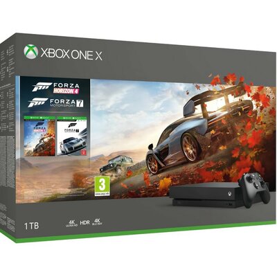 Xbox One X 1TB + Forza Horizon 4 + Forza Motorsport 7 + 1 hó Gamepass + 14 nap LIVE (XBOX ONE)