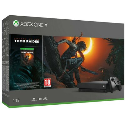 Xbox One X 1TB + Shadow of Tomb Raider + 1 hó Gamepass + 14 nap LIVE (XBOX ONE)