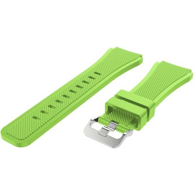 Samsung Gear S3/Watch szilikon óraszíj,46 mm, Zöld