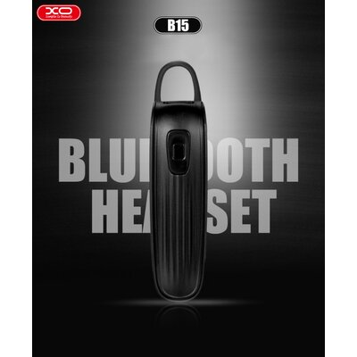 XO B15 Bluetooth headset, Fekete
