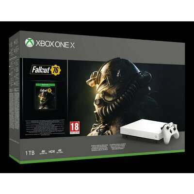 Xbox One X 1TB White + Fallout 76 + 1 hó Gamepass + 14 nap LIVE (XBOX ONE)