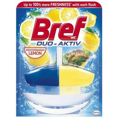 WC illatosító gél, 50 ml, BREF "Duo Aktív", citrus