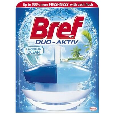 WC illatosító gél, 50 ml, BREF "Duo Aktív", óceán