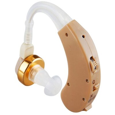 Axon F-139 hallókészülék (fül mögötti vezeték nélküli, hangerőszabályzó, hallást javító) BÉZS