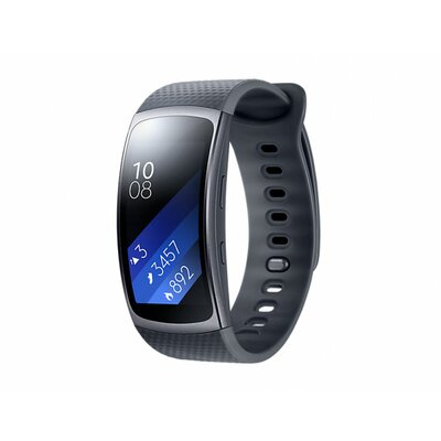 Samsung Gear Fit 2, Sötétszürke, L-es