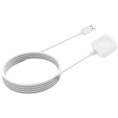 USB töltőkábel (mágneses, 100 cm, MLLA2ZM/A kompatibilis), Fehér Apple Watch 1 / 2 / 3 38mm / 42mm [Univerzális]