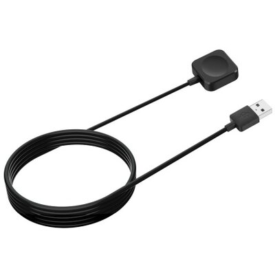USB töltőkábel (mágneses, 100 cm, MLLA2ZM/A kompatibilis) FEKETE Apple Watch 1 / 2 / 3 38mm / 42mm [Univerzális]