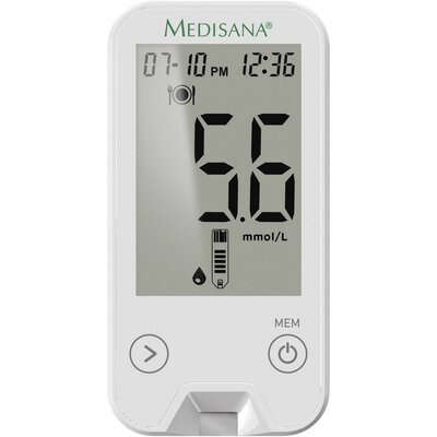Vércukormérő, 2mmol/L, Medisana MediTouch