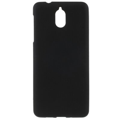 Hátlapvédő telefontok gumi / szilikon (matt, fényes keret) Fekete [Nokia 3.1]